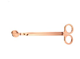 Tijera corta pabilo inclinada gold rose 